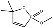 1,2-Oxaphosphole, 2,5-dihydro-2-methoxy-5,5-dimethyl-, 2-oxide Structure