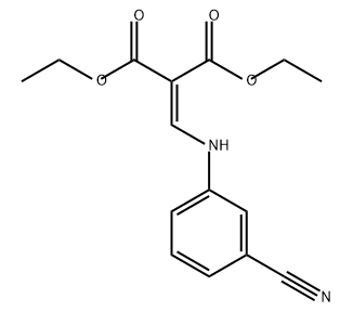 59551-10-9 Propanedioic acid, 2-[[(3-cyanophenyl)amino]methylene]-, 1,3-diethyl ester