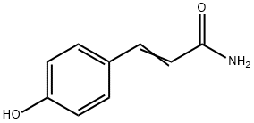 2-Propenamide, 3-(4-hydroxyphenyl)- 化学構造式