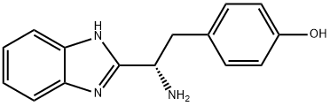 Phenol, 4-[(2S)-2-amino-2-(1H-benzimidazol-2-yl)ethyl]- Structure