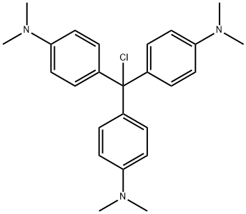 Benzenamine, 4,4',4''-(chloromethylidyne)tris[N,N-dimethyl- Structure