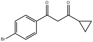 1-(4-溴苯基)-3-环丙基丙烷-1,3-二酮,596117-38-3,结构式