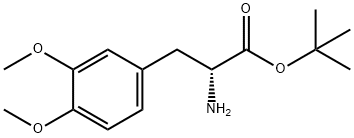 D-Tyrosine, 3-methoxy-O-methyl-, 1,1-dimethylethyl ester Structure