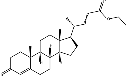 Chola-4,22-dien-24-oic acid, 3-oxo-, ethyl ester (9CI) Structure