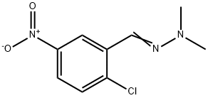 Benzaldehyde, 2-chloro-5-nitro-, 2,2-dimethylhydrazone,59670-72-3,结构式