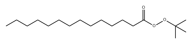 テトラデカンペルオキシ酸1,1-ジメチルエチル 化学構造式