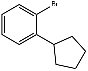 1-bromo-2-cyclopentylbenzene Struktur