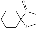 1,4-ジチアスピロ[4.5]デカン1-オキシド 化学構造式