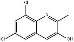 6,8-Dichloro-2-methylquinolin-3-ol Struktur