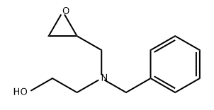 Ethanol, 2-[(2-oxiranylmethyl)(phenylmethyl)amino]- 化学構造式