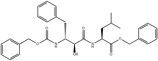 L-Leucine, N-[(2S,3R)-2-hydroxy-1-oxo-4-phenyl-3-[[(phenylmethoxy)carbonyl]amino]butyl]-, phenylmethyl ester