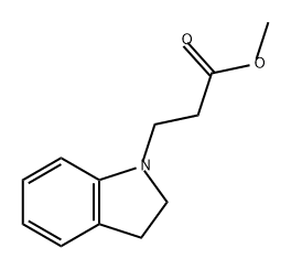 1H-Indole-1-propanoic acid, 2,3-dihydro-, methyl ester