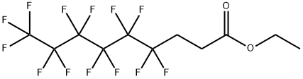 Nonanoic acid, 4,4,5,5,6,6,7,7,8,8,9,9,9-tridecafluoro-, ethyl ester 化学構造式