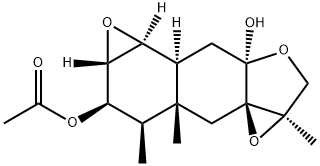 60048-74-0 (1aR,4aβ,4bβ,5aβ,8aR)-6α-Acetoxydecahydro-1aβ,7α,7aα-trimethyl-3aH-oxireno[c]oxireno[7,8]naphtho[2,3-b]furan-3aβ-ol
