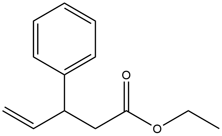 Benzenepropanoic acid, β-ethenyl-, ethyl ester Structure