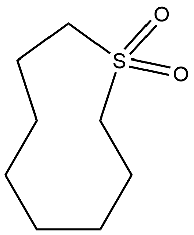 Thionane, 1,1-dioxide Structure