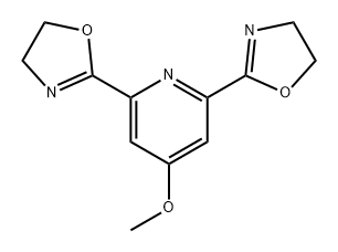 2,2'-(4-甲氧基吡啶-2,6-二基)双(4,5-二氢噁唑),600727-94-4,结构式