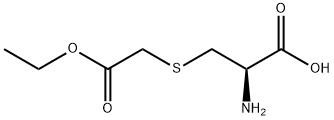 L-Cysteine, S-(2-ethoxy-2-oxoethyl)- Structure