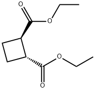 (1R-TRANS)-1,2-CYCLOBUTANEDICARBOXYLIC ACID DIETHYL ESTER, 60134-12-5, 结构式