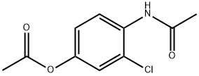Acetamide, N-[4-(acetyloxy)-2-chlorophenyl]- Structure