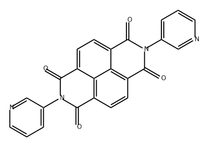 Benzo[lmn][3,8]phenanthroline-1,3,6,8(2H,7H)-tetrone, 2,7-di-3-pyridinyl- 结构式