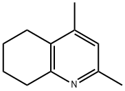 Quinoline, 5,6,7,8-tetrahydro-2,4-dimethyl-,60169-66-6,结构式