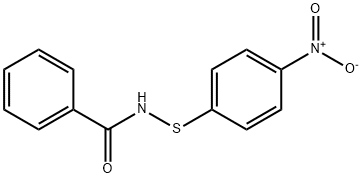 Benzamide, N-[(4-nitrophenyl)thio]- Structure