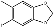 1,3-Benzodioxole, 5-iodo-6-methyl-,60229-63-2,结构式