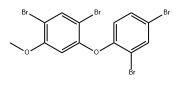Benzene, 1,5-dibromo-2-(2,4-dibromophenoxy)-4-methoxy- Structure
