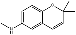 2H-1-Benzopyran-6-amine, N,2,2-trimethyl- 化学構造式