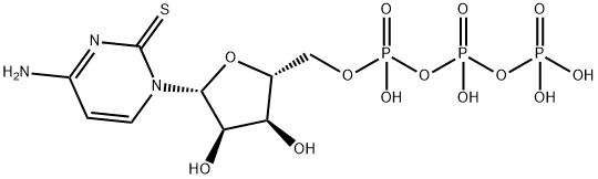 Cytidine 5'-(tetrahydrogen triphosphate), 2-thio- 结构式