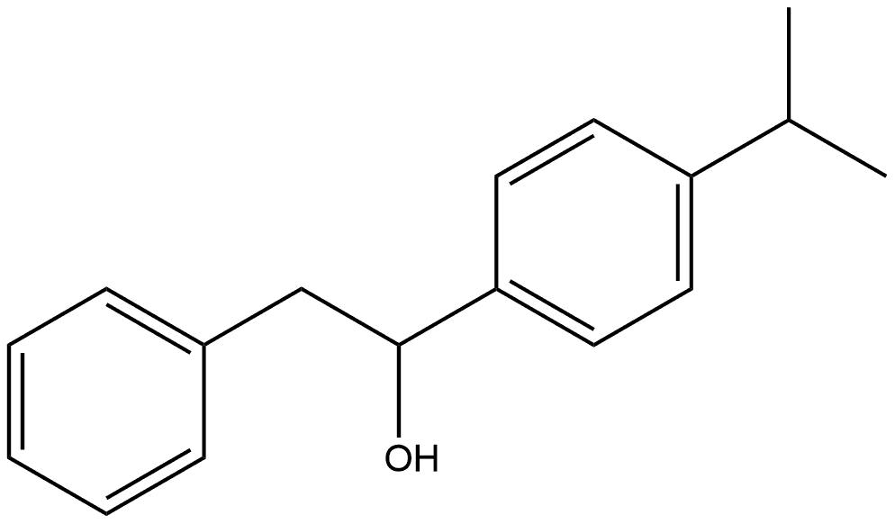 α-[4-(1-Methylethyl)phenyl]benzeneethanol Structure