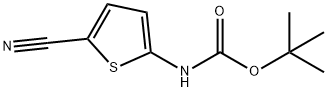Carbamic acid, (5-cyano-2-thienyl)-, 1,1-dimethylethyl ester (9CI) Struktur
