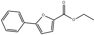 2-Furancarboxylic acid, 5-phenyl-, ethyl ester 化学構造式