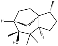 1H-3a,6-Methanoazulen-7-ol, octahydro-3,7,8,8-tetramethyl-, (3R,3aR,6S,7S,8aR)-,60389-82-4,结构式