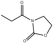 2-Oxazolidinone, 3-(1-oxopropyl)- Struktur