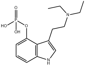 1H-Indol-4-ol, 3-[2-(diethylamino)ethyl]-, dihydrogen phosphate (ester) (9CI) Structure