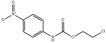 Carbamic acid, (4-nitrophenyl)-, 2-chloroethyl ester (9CI) Struktur