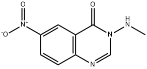 3-(Methylamino)-6-nitroquinazolin-4(3H)-one Struktur