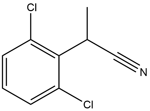 Benzeneacetonitrile, 2,6-dichloro-α-methyl- Structure