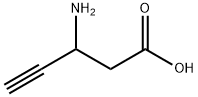 4-Pentynoic acid, 3-amino- Structure