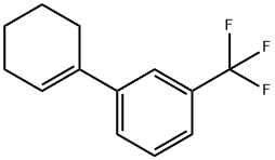 Benzene, 1-(1-cyclohexen-1-yl)-3-(trifluoromethyl)- Structure