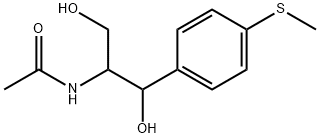 N-[2-Hydroxy-1-(hydroxymethyl)-2-[4-(methylthio)phenyl]ethyl]acetamide,60658-37-9,结构式