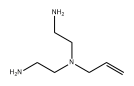 1,2-Ethanediamine, N1-(2-aminoethyl)-N1-2-propen-1-yl- 结构式