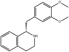 (S)-1-(3,4-Dimethoxybenzyl)-1,2,3,4-tetrahydroisoquinoline,60672-47-1,结构式