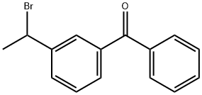 Methanone, [3-(1-bromoethyl)phenyl]phenyl- Struktur