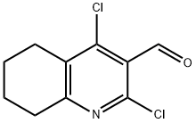 2,4-Dichloro-5,6,7,8-tetrahydroquinoline-3-carbaldehyde Struktur