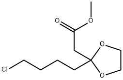 1,3-Dioxolane-2-acetic acid, 2-(4-chlorobutyl)-, methyl ester