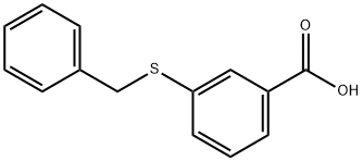 3-[(苯基甲基)硫代]苯甲酸,60739-40-4,结构式