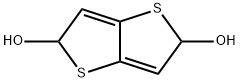 Thieno[3,2-b]thiophene-2,5-diol, 2,5-dihydro- Struktur